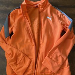 #777 Boys Size 6 Puma Zip Up Jacket