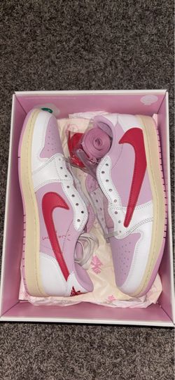 Jordan 1 Retro Low OG SP - ‘Travis Scott Tropical Pink’ Size 10.5 Brand New