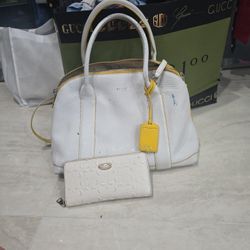 White Coach Handbags And Wallets 