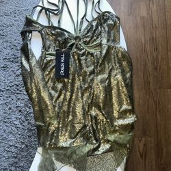 Rave Gold Sequin Fairy Dress 🧚‍♂️ ✨