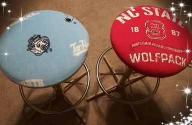 NC Tarheels or NC State stool