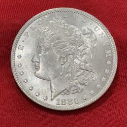1880 BU Morgan Silver Dollar 
