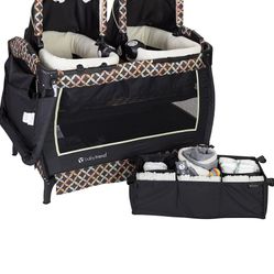 Twin Playpen And Changing Table 