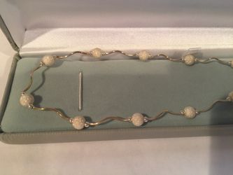 Sterling Silver Fashion Necklace 16”