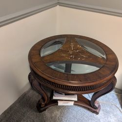 Round Table With Glass