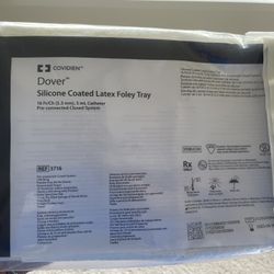 Dover Silicone Coated Latex Foley Tray
