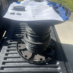 80+ Feet 4 Black Stranded CU THHN Wire 