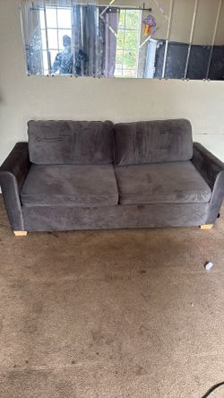 Couch with bed