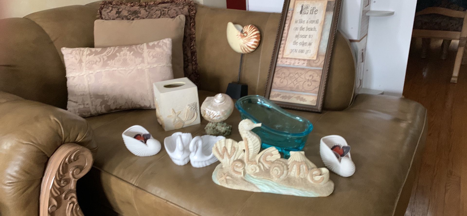 Beautiful 12 Pc Tropical Bathroom Decor