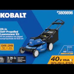 NEW 

Kobalt Gen4 40-Volt Max Brushless Motor Self Propelled Included(Battery & Charger Included)
