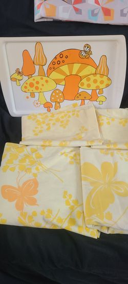 Vintage Mariposa Butterfly Springmaid Percale Sheet