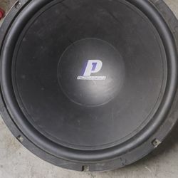 Crossfire 15 inch sub speaker