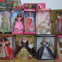 Set of Mint Barbies