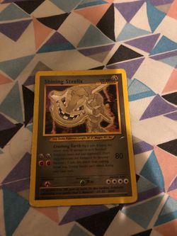 Rare Pokémon card / shining steelix