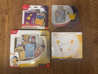 30th Celebrations Pokemon Bundle. All Factory Sealed