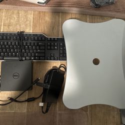 Dell Docking Station with Keyboard, Mouse, and Stand