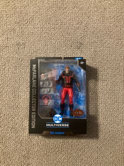 Mcfarlane Red Platinum Guy Gardner Collector Edition Complete in box