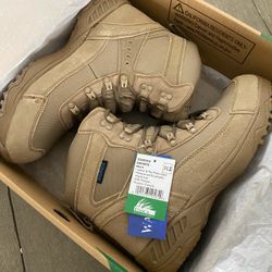 Itasca Coyote Men's Waterproof Tactical Boots, Size 11.5- Tan-BRAND NEW-