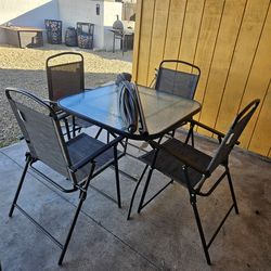 Patio table set