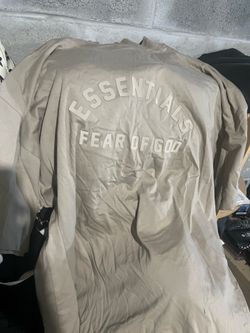 Authentic Fear of God ESSENTIALS Long Sleeve Tee - Medium /Oversized)