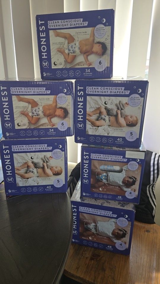 HONEST OVER NIGHT DIAPERS