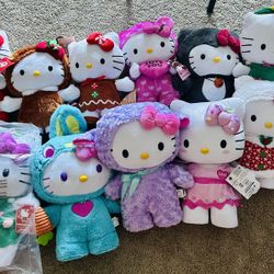 Hello Kitty Holiday greeters 