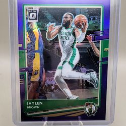 2020 Optic Jaylen Brown Purple Prizm