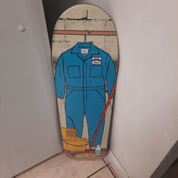 Rare Vintage 8.5 X 32.25 BT-2 Brad Staba Janitor Skateboard Deck By Skate Mental 