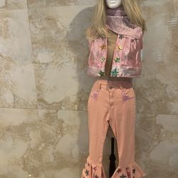 Barbie Cowgirl Girls Halloween Costume Party Size Xs