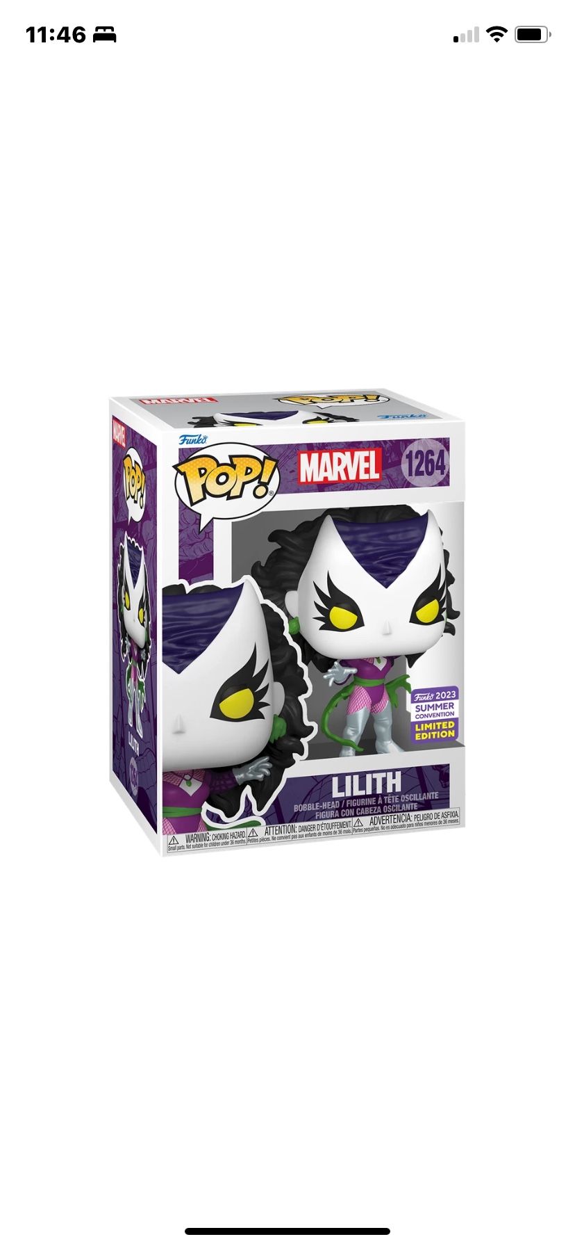 FUNKO POP VINYL MARVEL LILITH