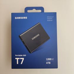 Samsung T7 Portable SSD 4TB USB 3.2 

