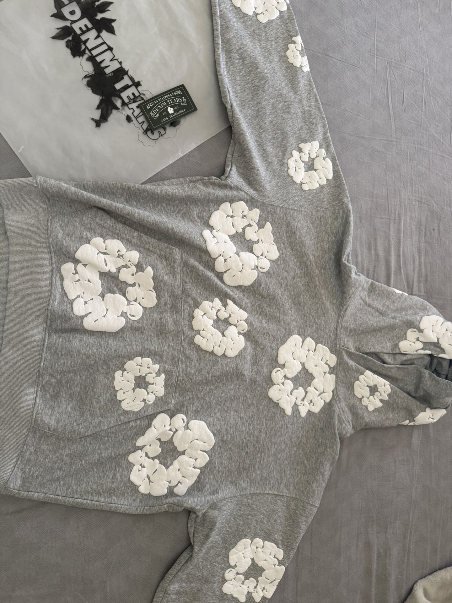 Denim Tears The Cotton Wreath  Sweatshirt Grey
