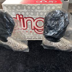 Dingo Real Snakeskin  Boots Sz. 10 
