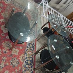Glass Livingroom Table Set