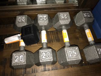 Dumbbells 10,20,25