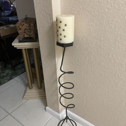 Handmade Decorative Rebar Candle Or Anything Holder 