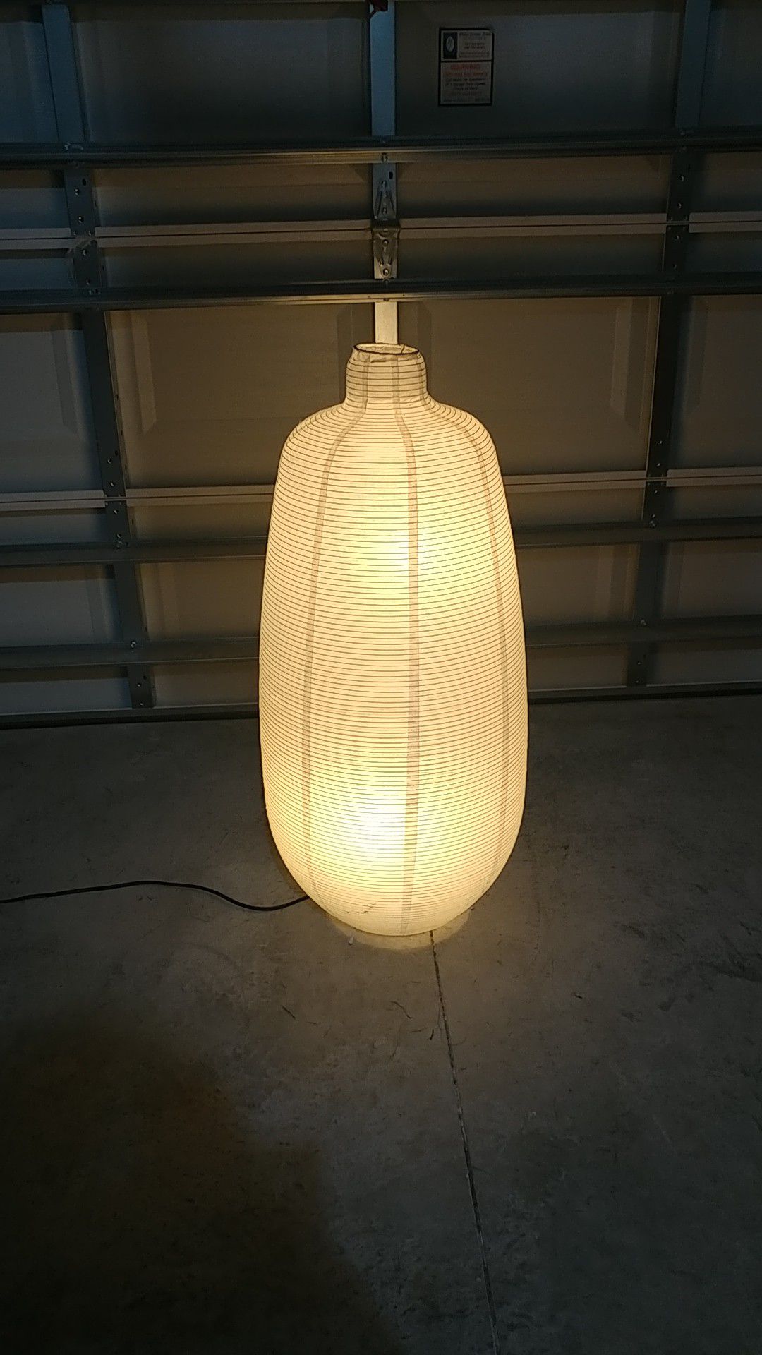 White oriental lamp