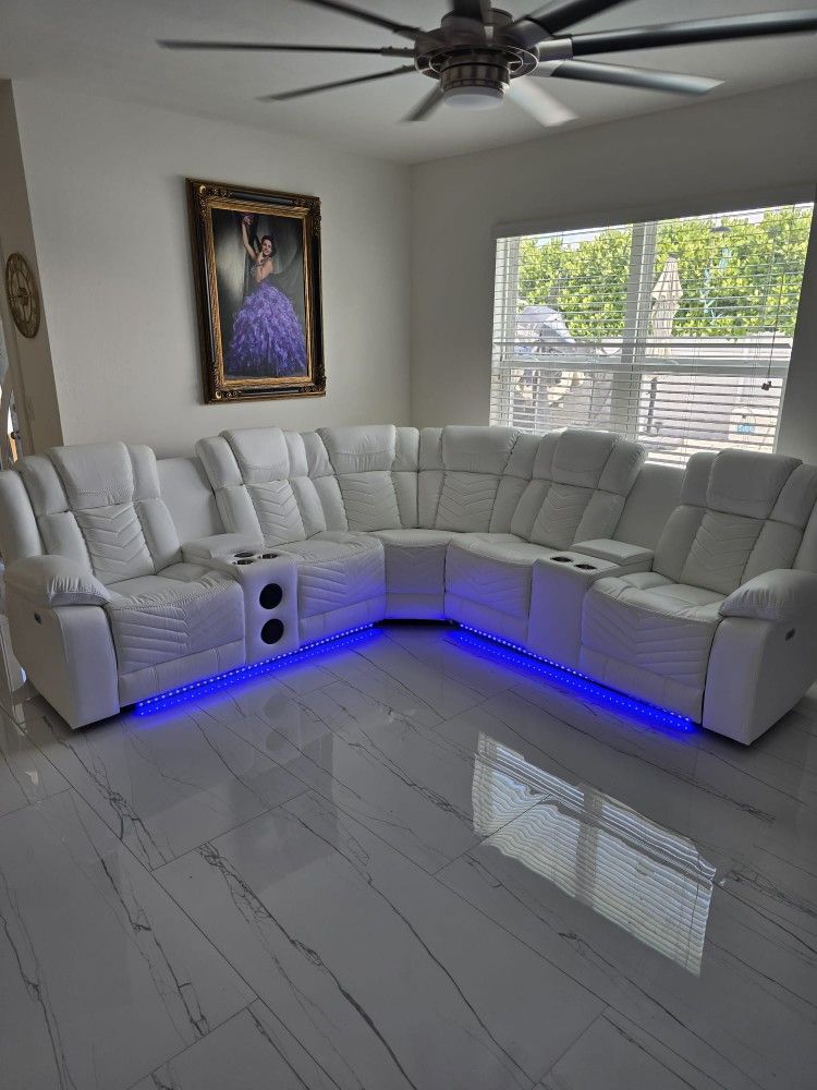 Brand New Power Reclining Sectional Sofa
