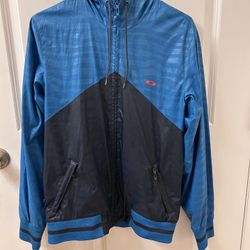2011 Oakley Windbreaker Jacket Full Zip Lightweight Hoodie Size Small