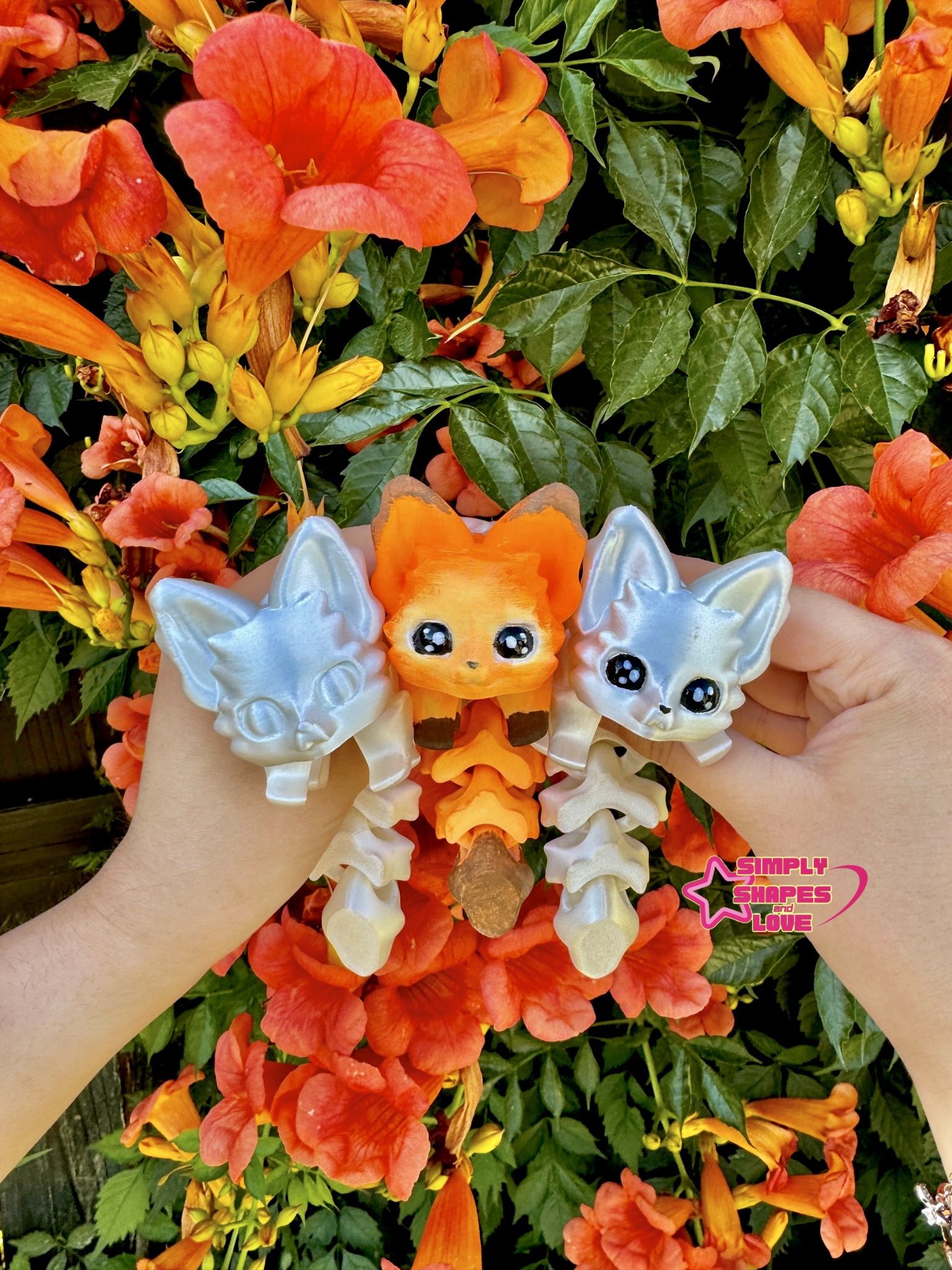3D Printed Foxes