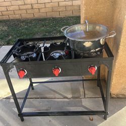 3 Burner Outdoor Stove
