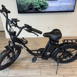 URLIFE 20"*3.0 Fat Tire Electric Bike For Adult 