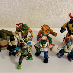 1990’s TNMT lot of 7 missing body parts AS IS SALE