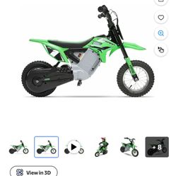 Hyper Toys HPR 350 Dirt Bike 24V Electric Motorcycle in Green for Kids