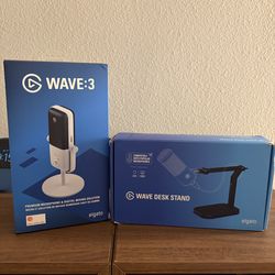 Elgato Wave 3 + Wave Desk Stand *Open-Box*