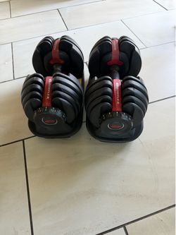 Bowflex adjustable weights 5-52.5lbs