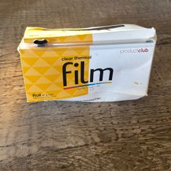 Clear Thermal film for hair