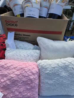 13 Pastel Rainbow throws (1 Each) OBO