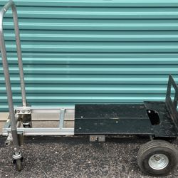 #1829 Hand Truck with Flat-Free Wheels Aluminum Heavy Duty Dolly Kart