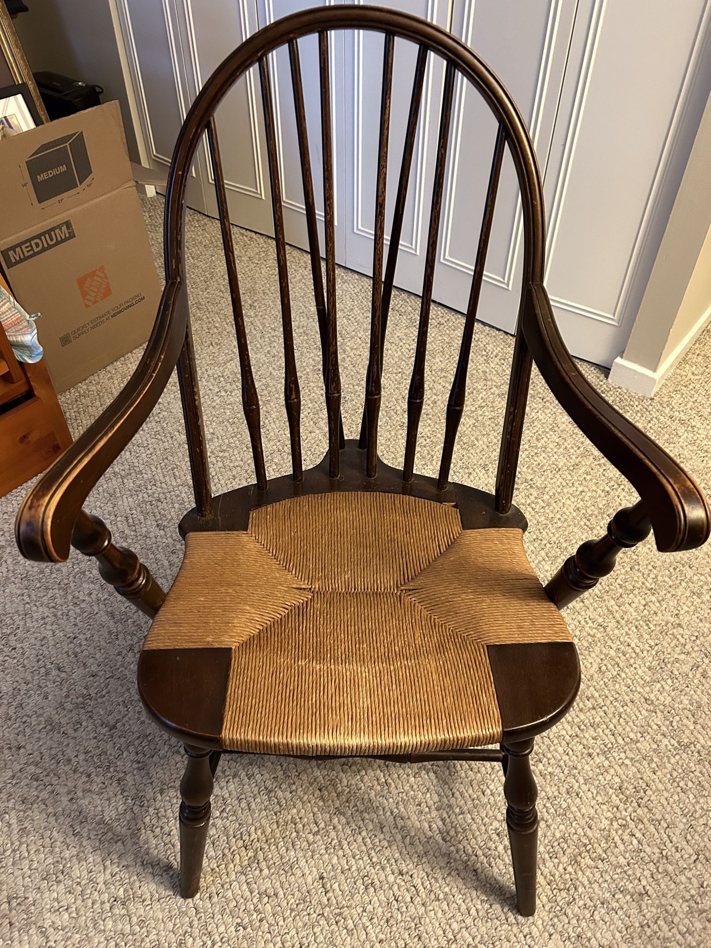 Antique Oak Side Chair